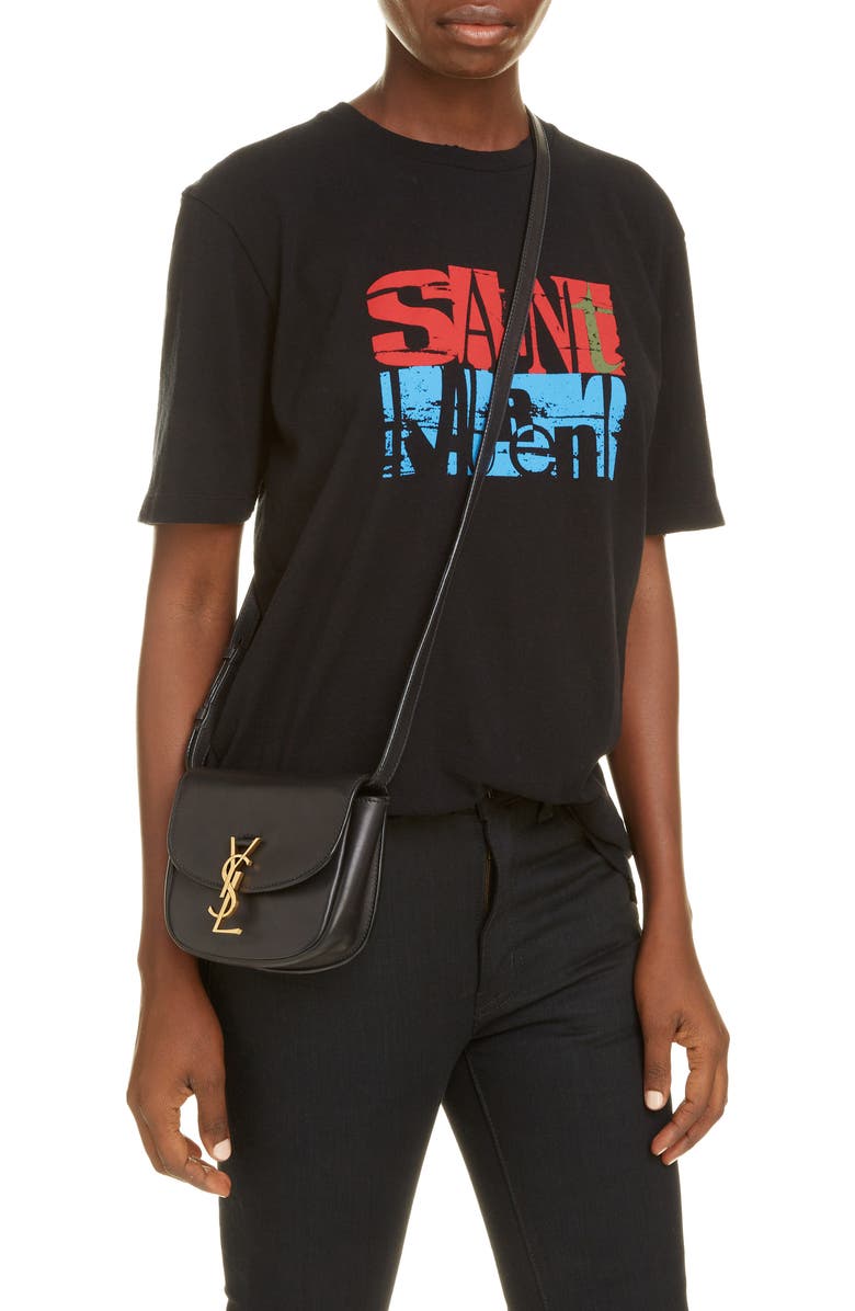 Saint Laurent Small Kaia Leather Crossbody Bag, Alternate, color,