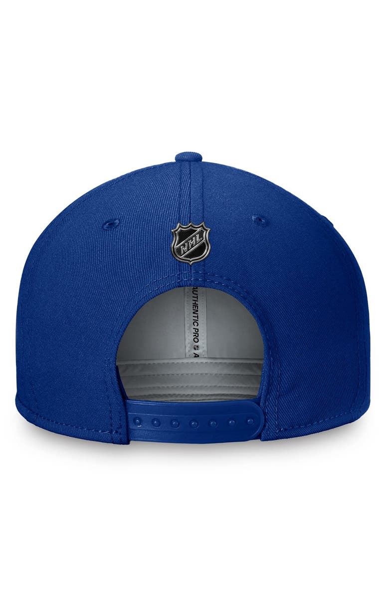 FANATICS Men's Fanatics Branded  Blue Tampa Bay Lightning Authentic Pro Training Camp Snapback Hat, Alternate, color, 