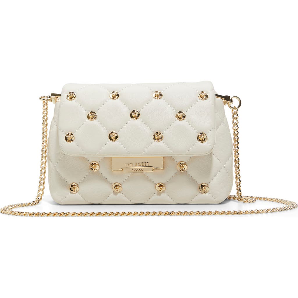 TED BAKER TED BAKER LONDON GINN QUILTED LEATHER CROSSBODY BAG