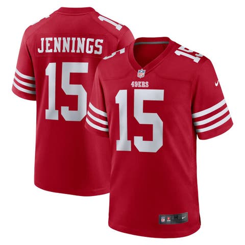 Men
s Nike Jauan Jennings  Scarlet San Francisco 49ers  Game Jersey