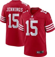 Nike Men's Nike Jauan Jennings Scarlet San Francisco 49ers Game Jersey