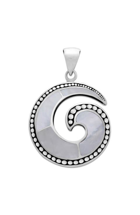 Sterling Silver Swirl Pendant
