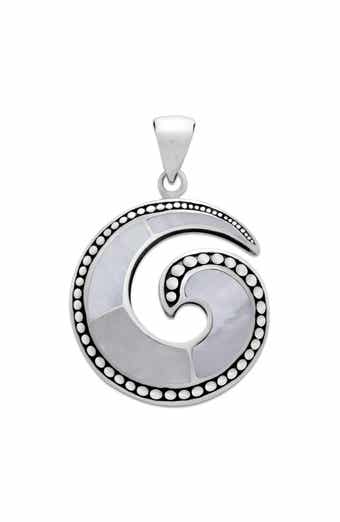 SAMUEL B. Sterling Silver Swirl Pendant