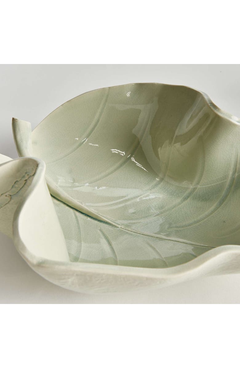 Napa Home & Garden Moricento Leaf Sculpture, Alternate, color, Green