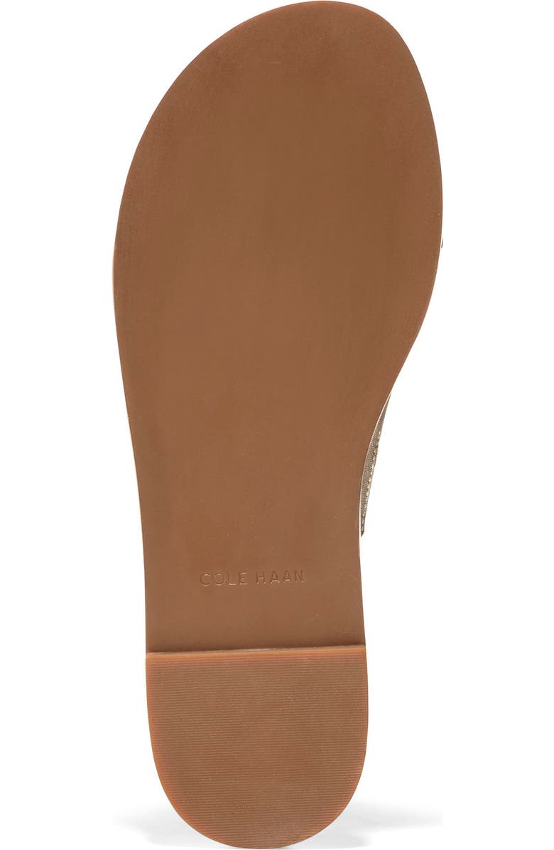 Cole Haan Flynn Flat Sandal, Alternate, color, Soft Gold