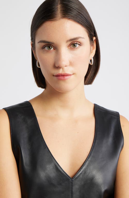 Nordstrom Demi Fine Oval Link Hoop Earrings In Metallic