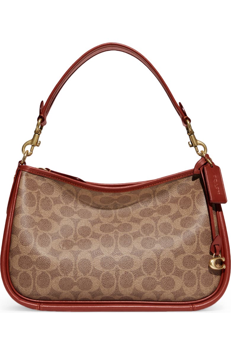 COACH Cary Signature Coated Canvas Shoulder Bag, Main, color,