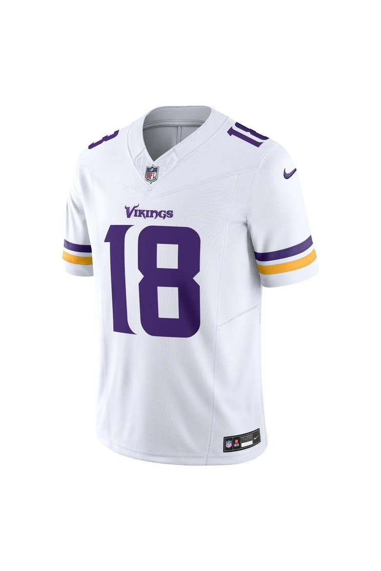 Men's Nike Justin Jefferson White Minnesota Vikings Vapor F.U.S.E. Limited Jersey, Alternate, color, White