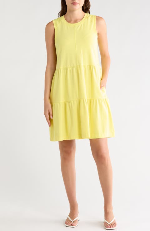 Crewneck Tiered Dress