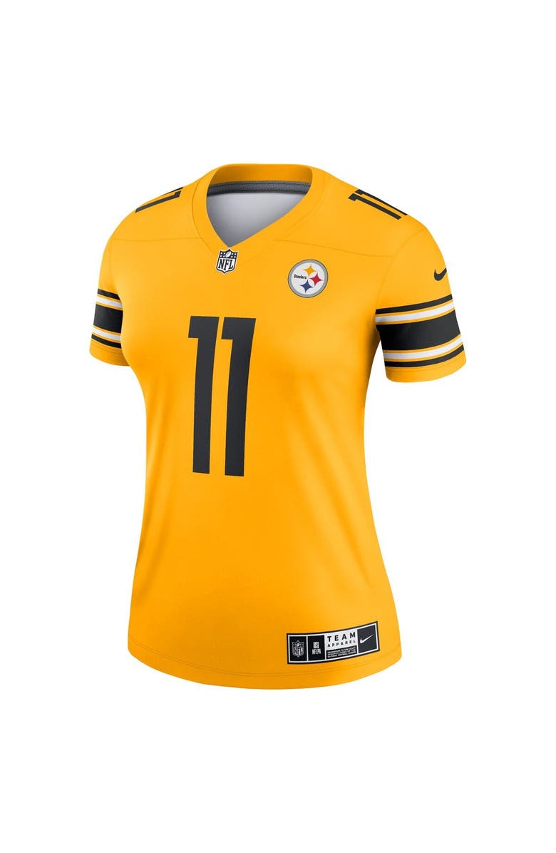 Nike Women's Nike Chase Claypool Gold Pittsburgh Steelers Inverted Legend Game Jersey, Alternate, color, 