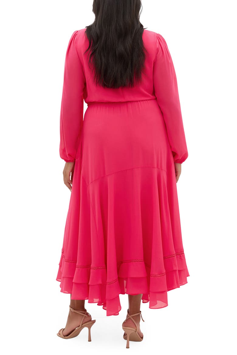 Yasmin Maxi Dress, Alternate, color, LIPSTICK