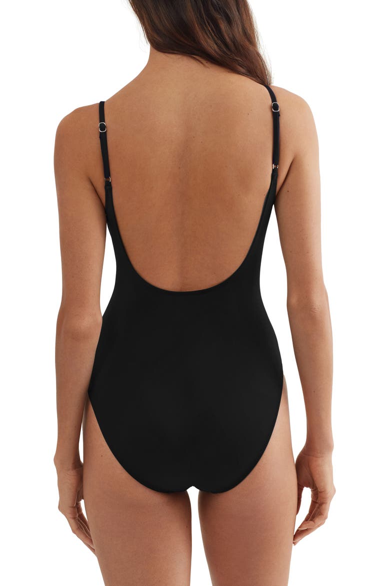 Kennedy One-Piece Swimsuit, Alternate, color, BLACK