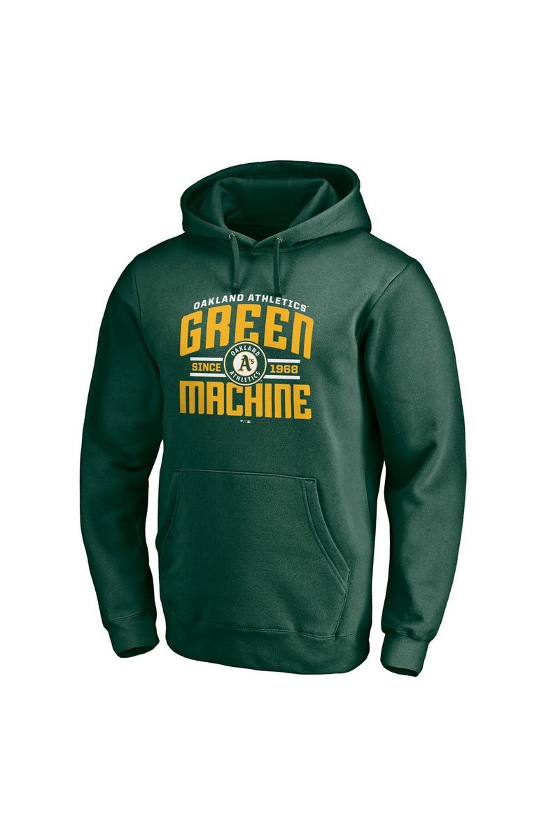 FANATICS Men's Fanatics Branded Green Oakland Athletics Hometown Collection Fitted Pullover Hoodie, Alternate, color,