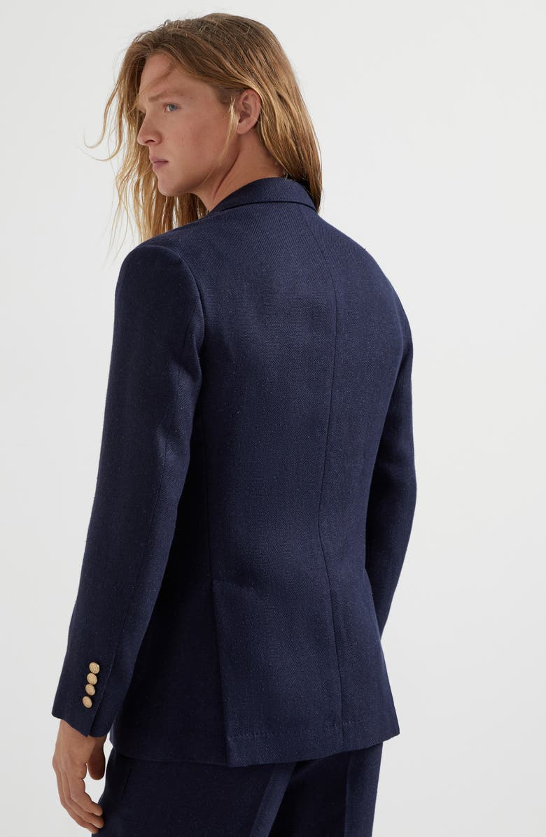 Brunello Cucinelli Diagonal deconstructed blazer, Alternate, color, 