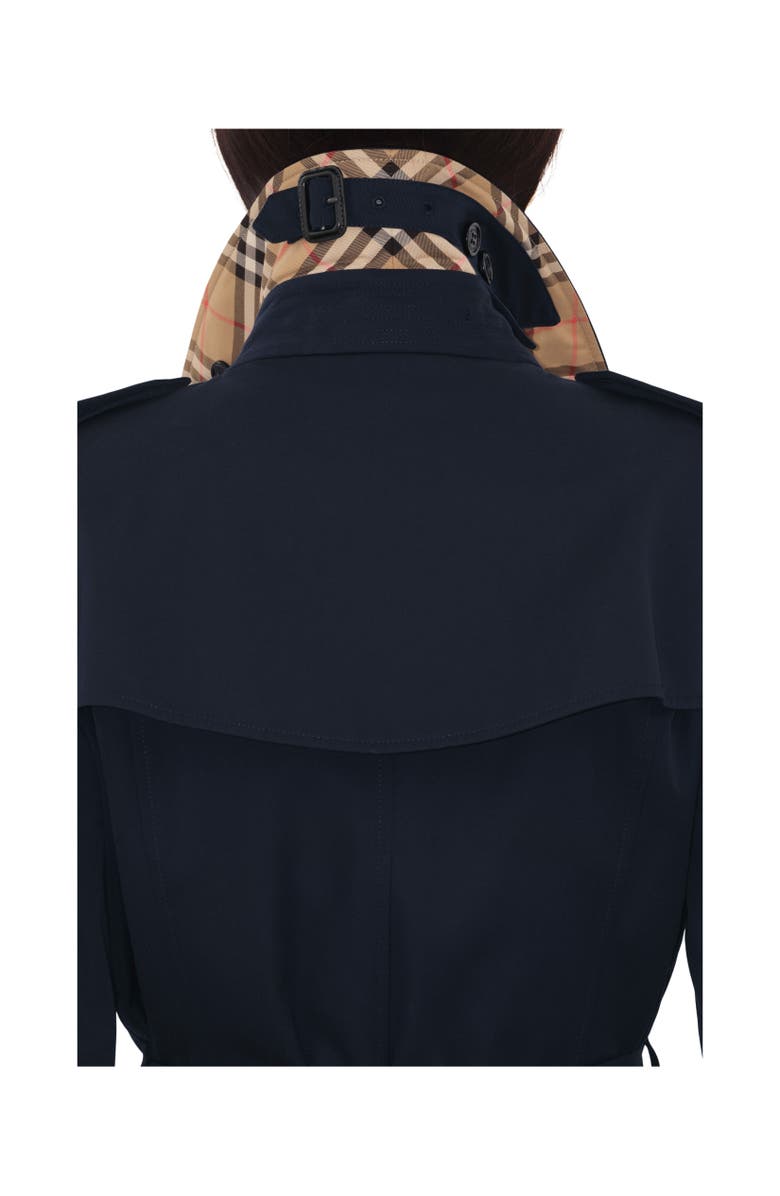 Burberry Mid-length Chelsea Heritage Trench Coat, Alternate, color, Coal Blue
