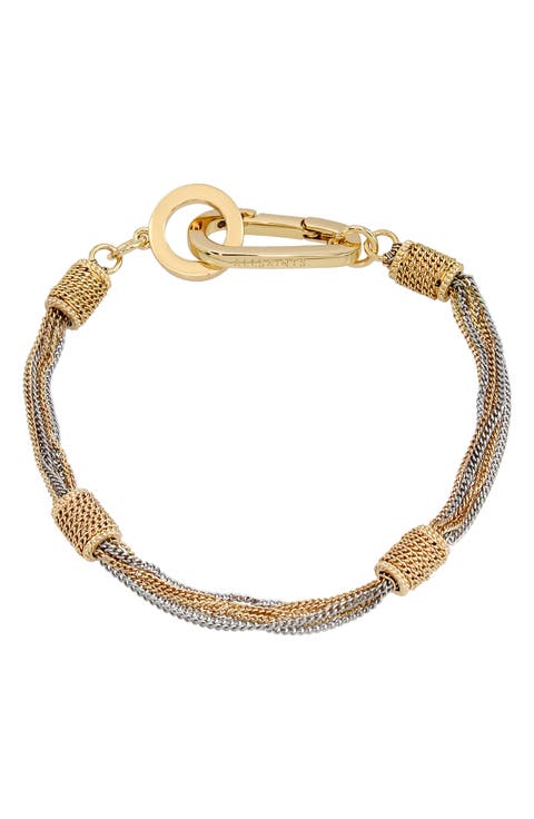 Drape Curb Chain Bracelet