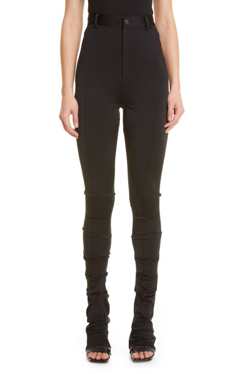 Jacob High Waist Fit & Flare Jersey Pants