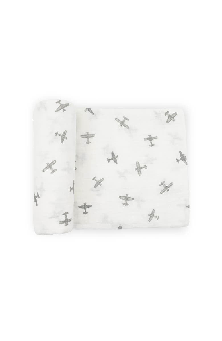little unicorn Organic Cotton Muslin Swaddle Blanket, Main, color, 