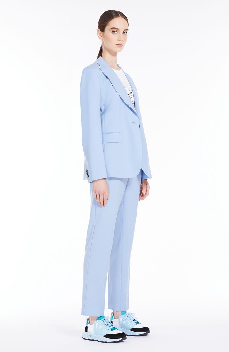 Weekend Max Mara Canon Slim Fit Wool Ankle Pants, Alternate, color, 