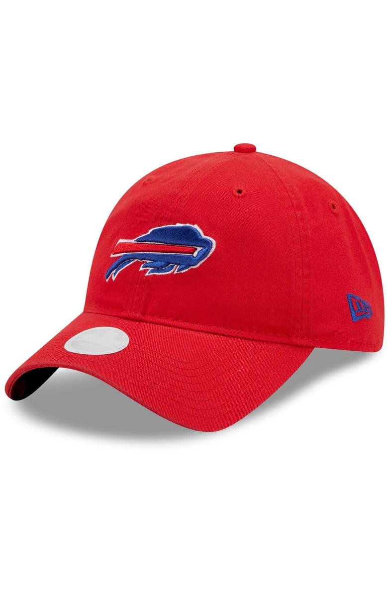 New Era Women's New Era Red Buffalo Bills Core Classic 2.0 9TWENTY Adjustable Hat, Main, color, 