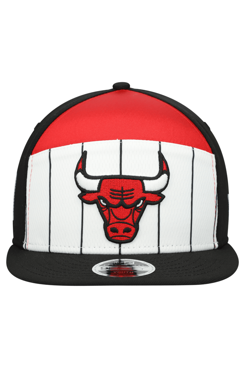 Youth New Era  White/Black Chicago Bulls 2025 NBA Tip Off Split Panel 9FIFTY Snapback Hat, Alternate, color, White