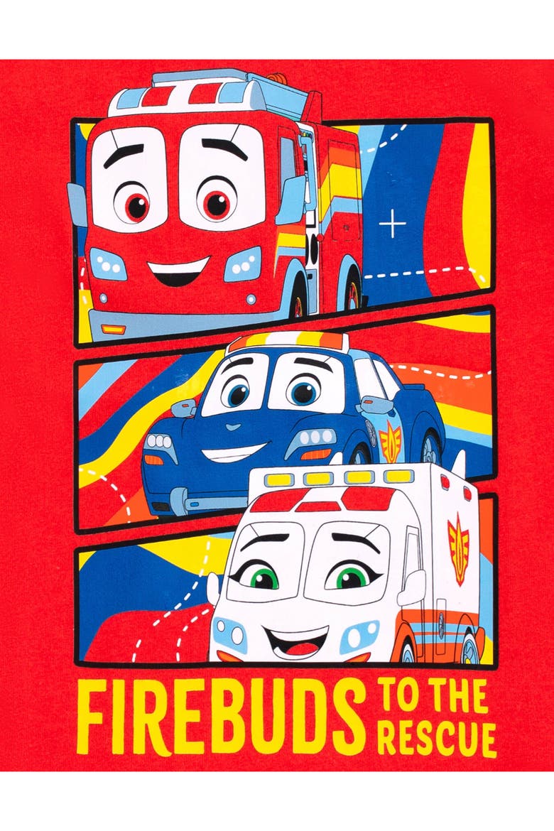 Firebuds 2-Pack Short Sleeve T-Shirts, Alternate, color, Firebuds Red Beige