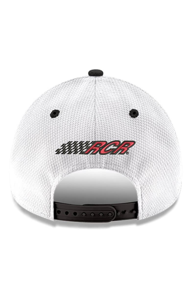New Era Men's New Era White/Black Kyle Busch 9FORTY Adjustable Arch Hat, Alternate, color, White