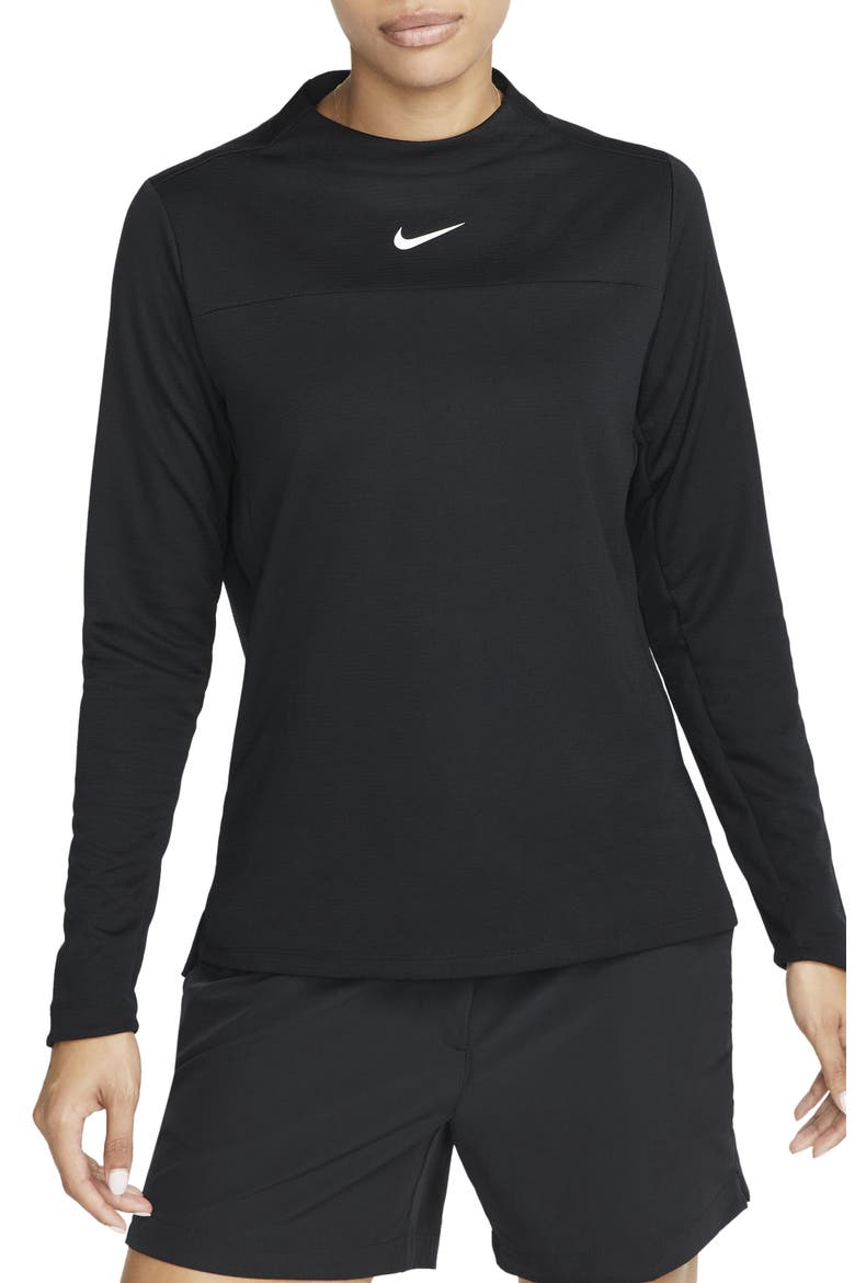 Dri-FIT UV Advantage Golf Top, Main, color, 010 BLACK/WHITE