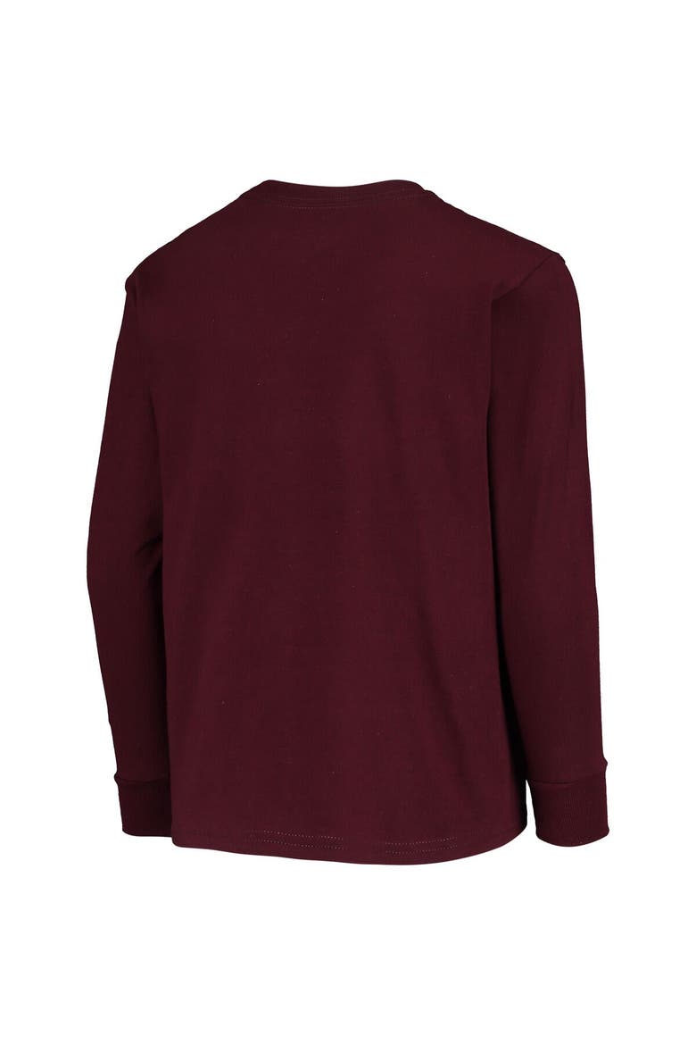 Youth Champion Maroon Virginia Tech Hokies Basketball Long Sleeve T-Shirt, Alternate, color, Maroon