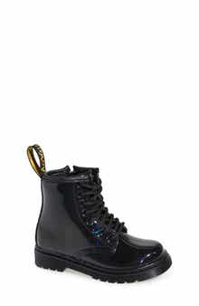 Kids' 1460 Black Rainbow Boot
