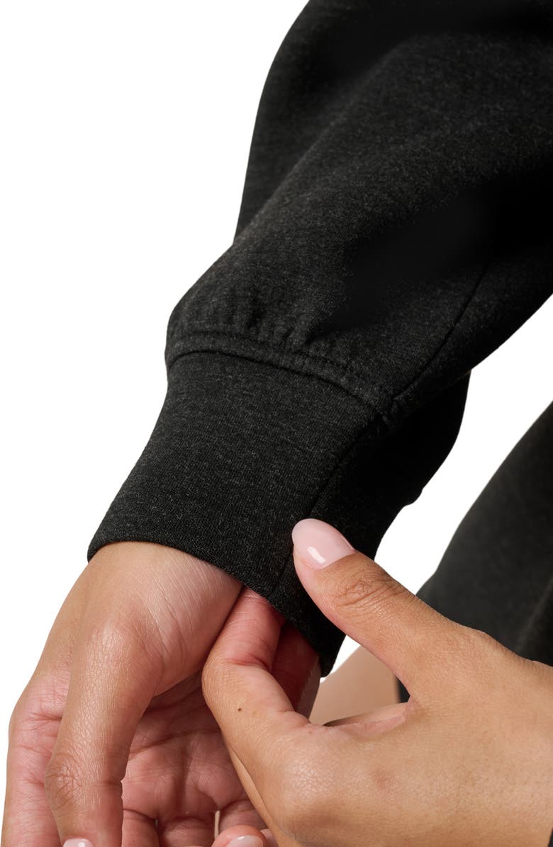 TravisMathew Cloudscape Sweatshirt, Alternate, color, Heather Black