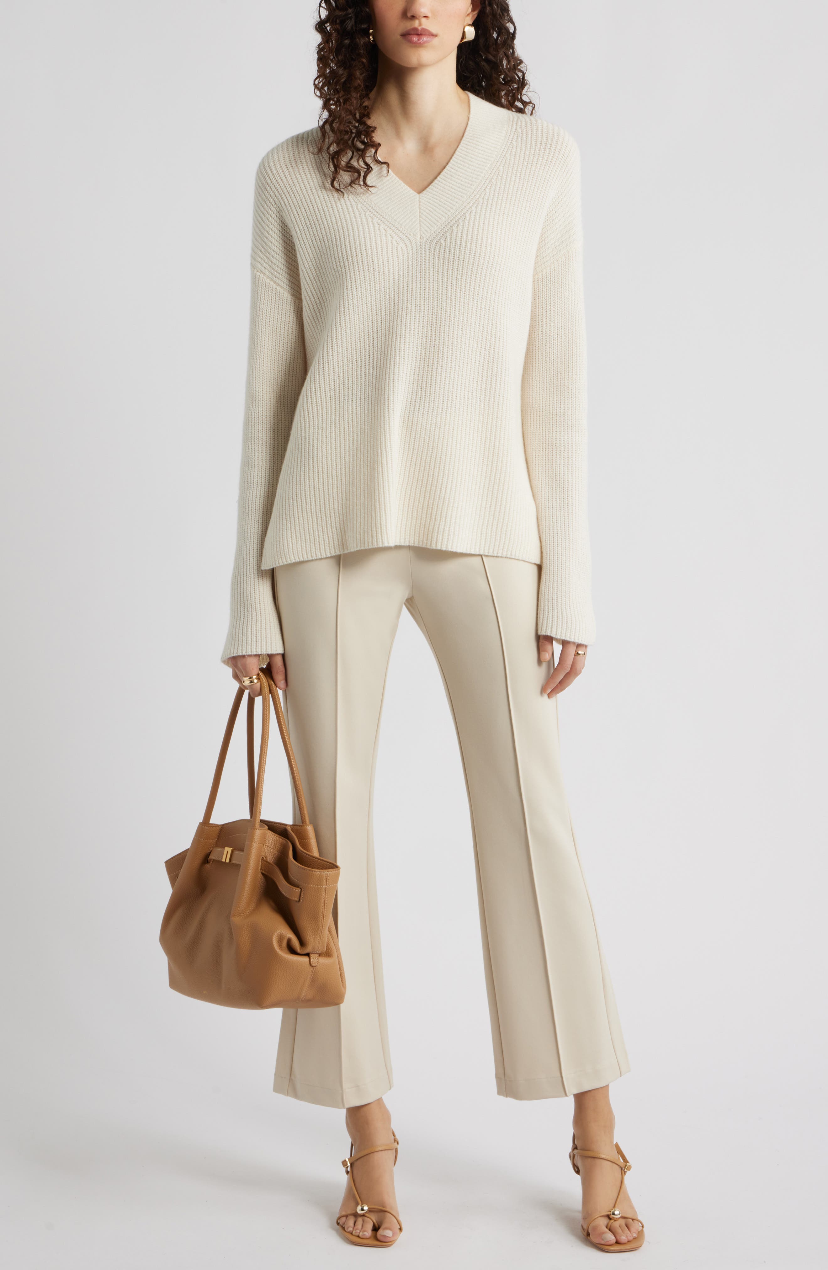 Relaxed Fit Wool & Cashmere Sweater - image 4