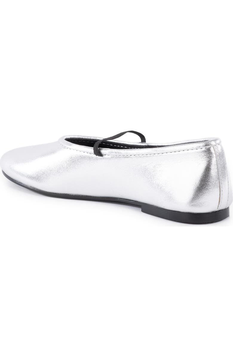 Seychelles Neon Moon Metallic Mary Jane Flat, Alternate, color, Silver