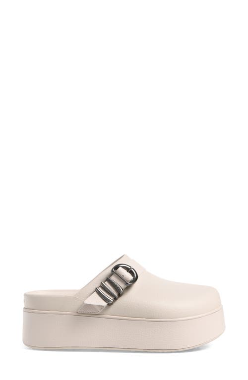 Crocs Dylan Boho Buckle Platform Clog In Neutral