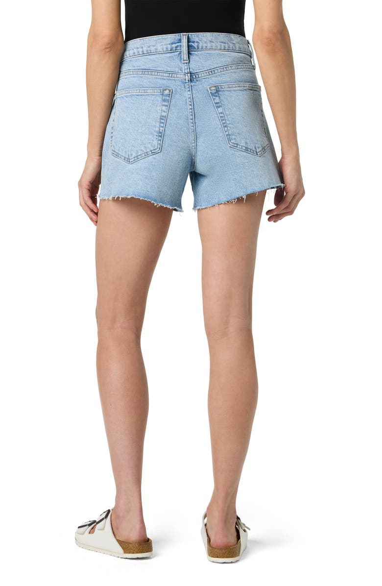 Joe's Raw Hem High Waist Relaxed Denim Shorts, Alternate, color, Valletta
