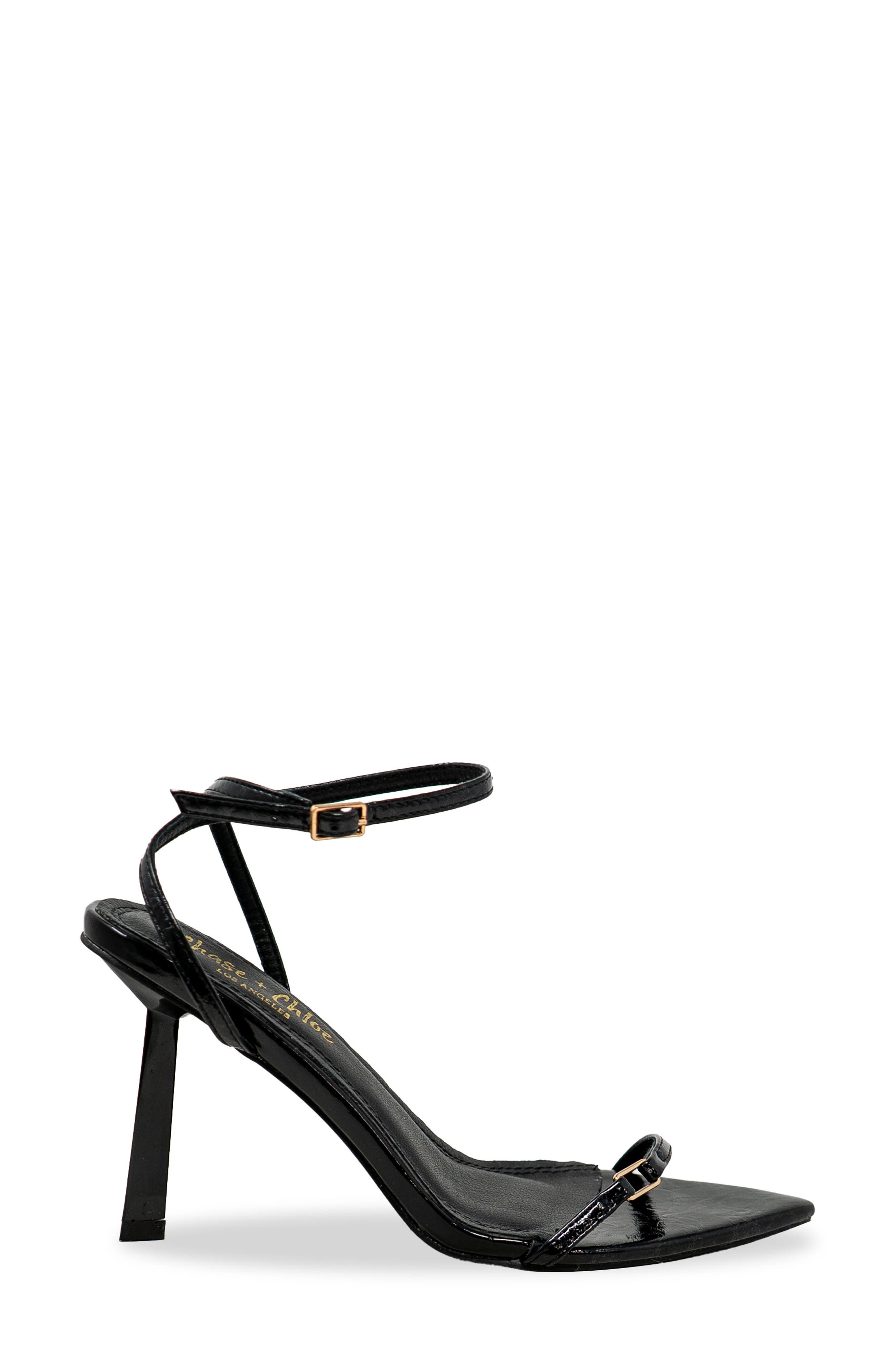 CHASE AND CHLOE Hensley Ankle Strap Sandal, Alternate, color, 