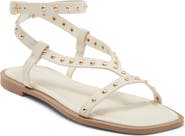 TOP MODA Zita Studded Ankle Strap Sandal
