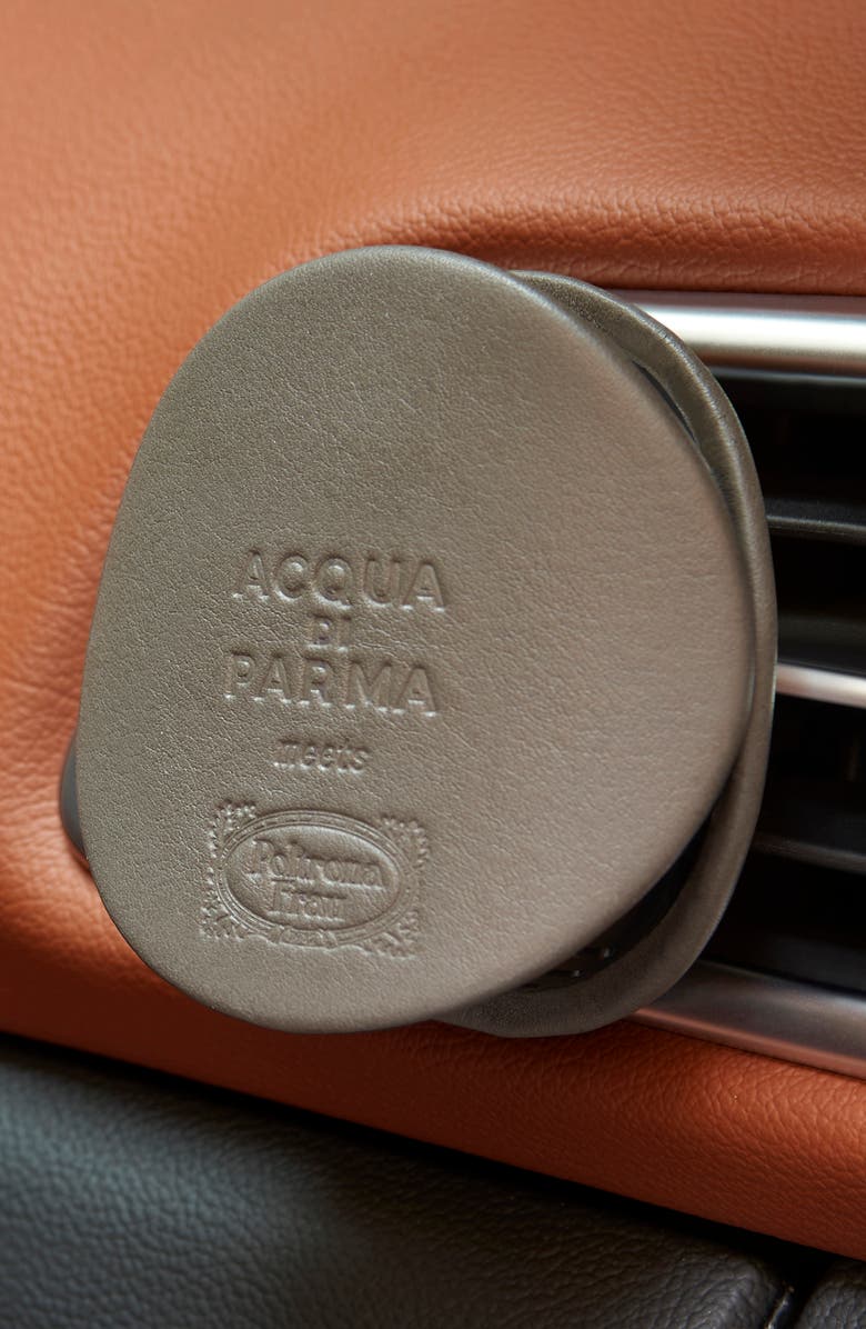 Acqua di Parma x Poltrona Frau Grey Car Diffuser Leather Case, Alternate, color,