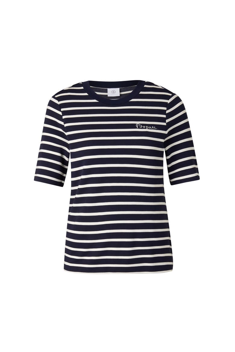 T-Shirt Rachel, Main, color, Navy blue/off-white