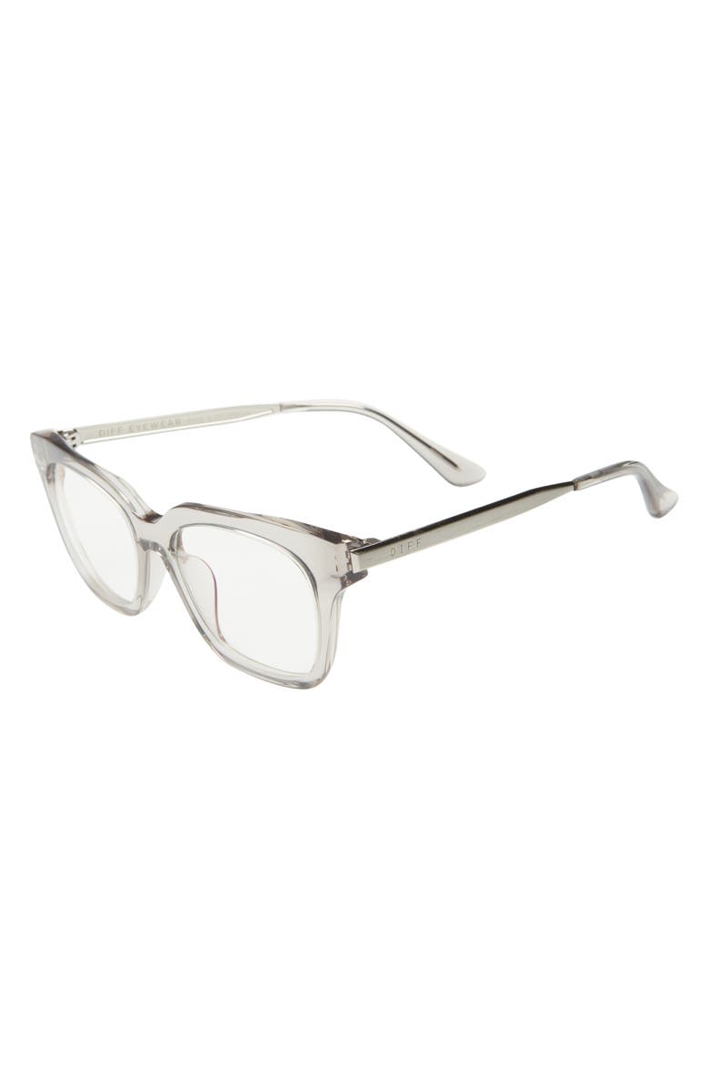 DIFF Bella 50mm Square Optical Glasses, Alternate, color, 