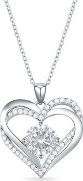 Donatello Gian Sterling Silver Heart Necklace