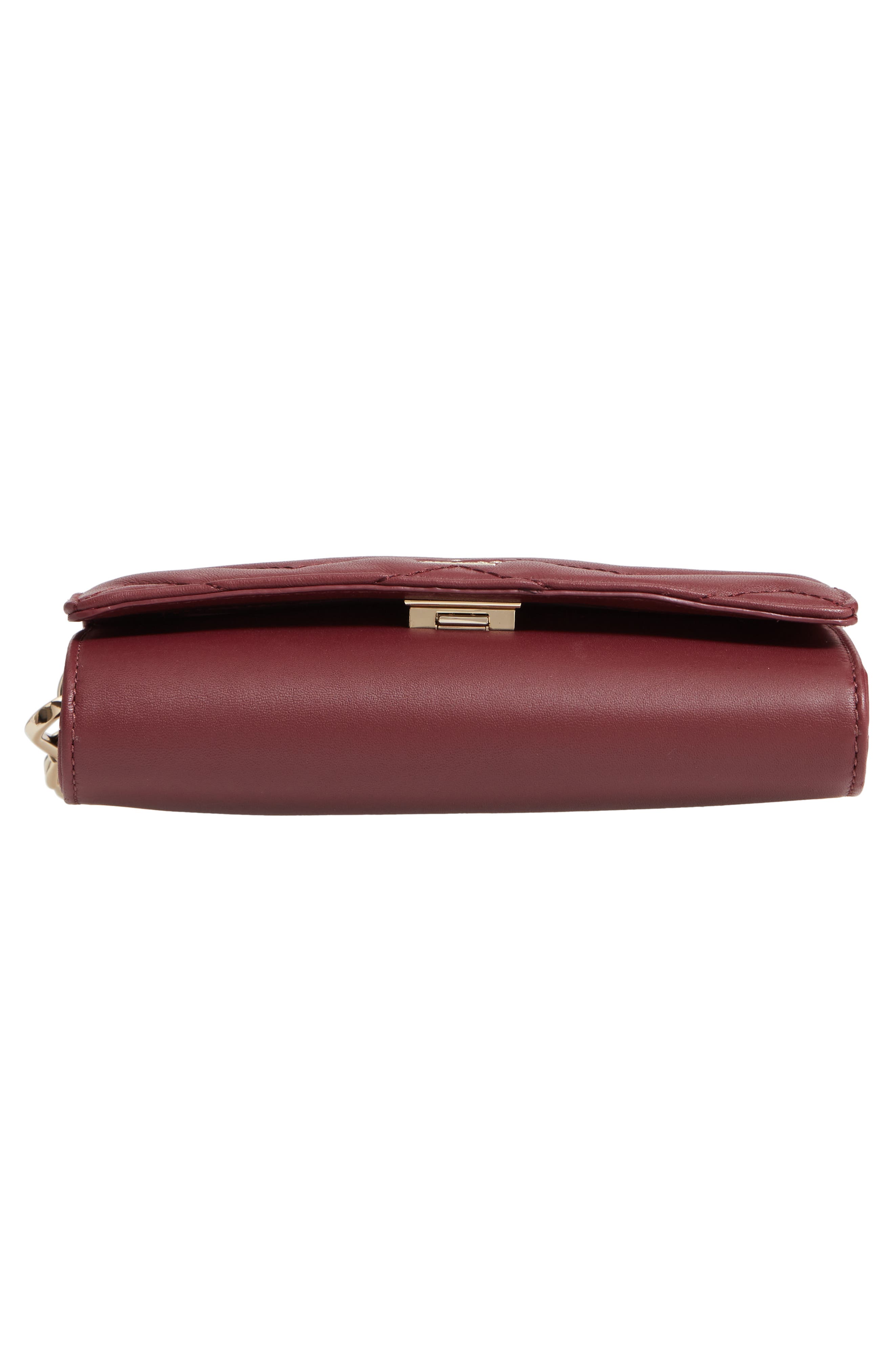 reese park – wyn quilted leather crossbody, Alternate, color, CHERRYWOOD
