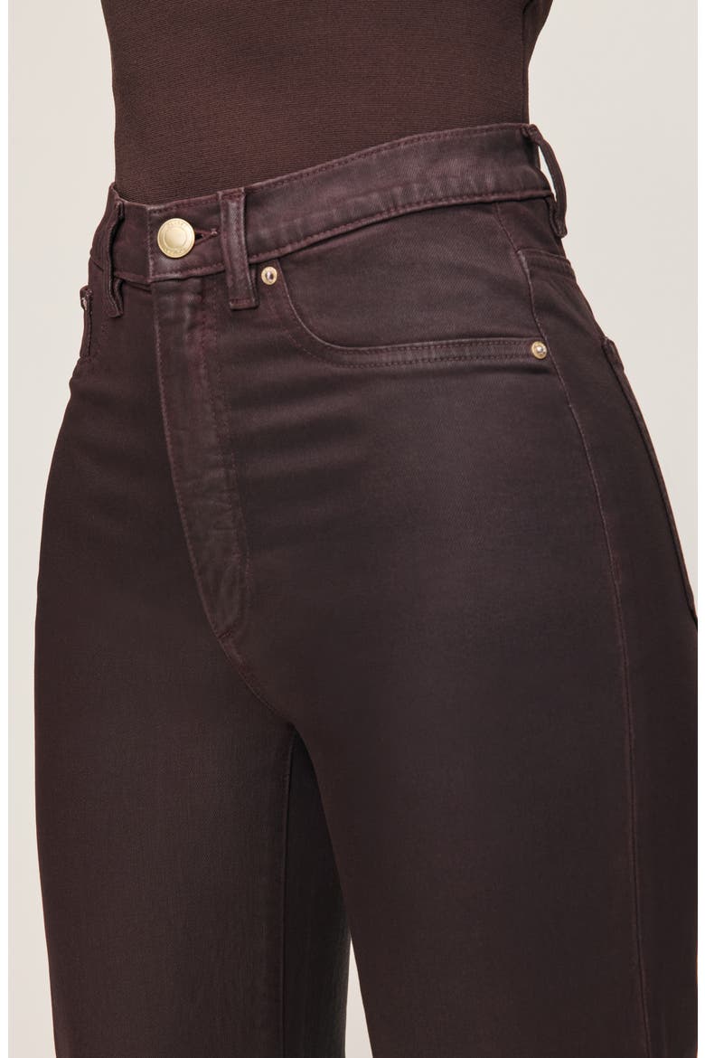 Karmine Refined SculptSystem Coated High Rise Wide Leg Jeans, Alternate, color, FIG COATED