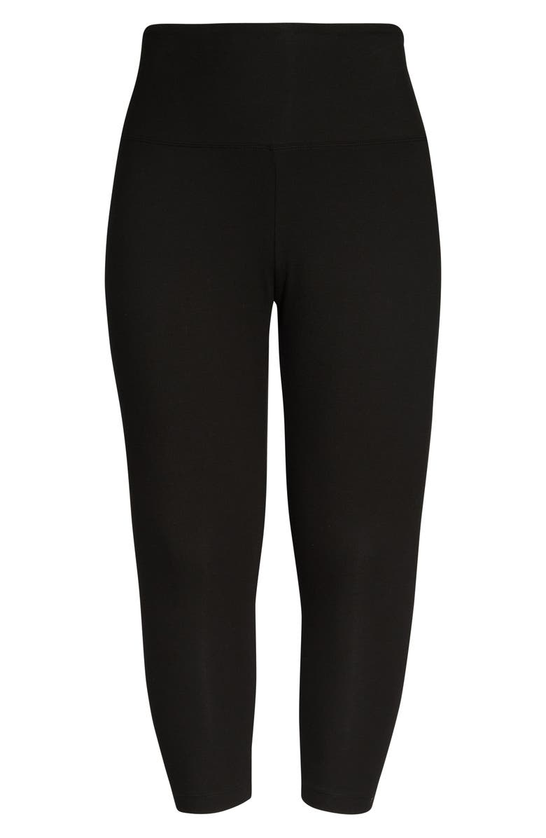 Lysse 'Lyssentials Crop Leggings, Alternate, color, Black