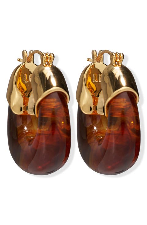 Mini Organic Hoop Earrings