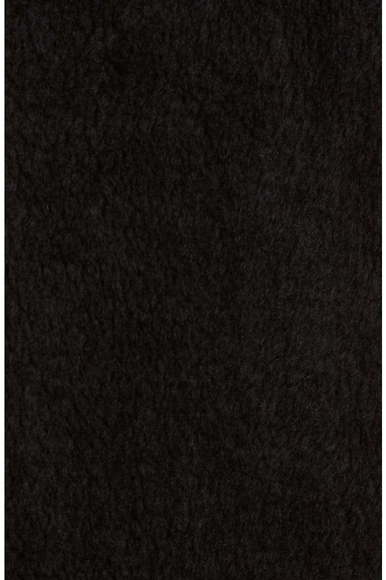 Tedgirl Double Breasted Alpaca Blend Coat, Alternate, color, BLACK