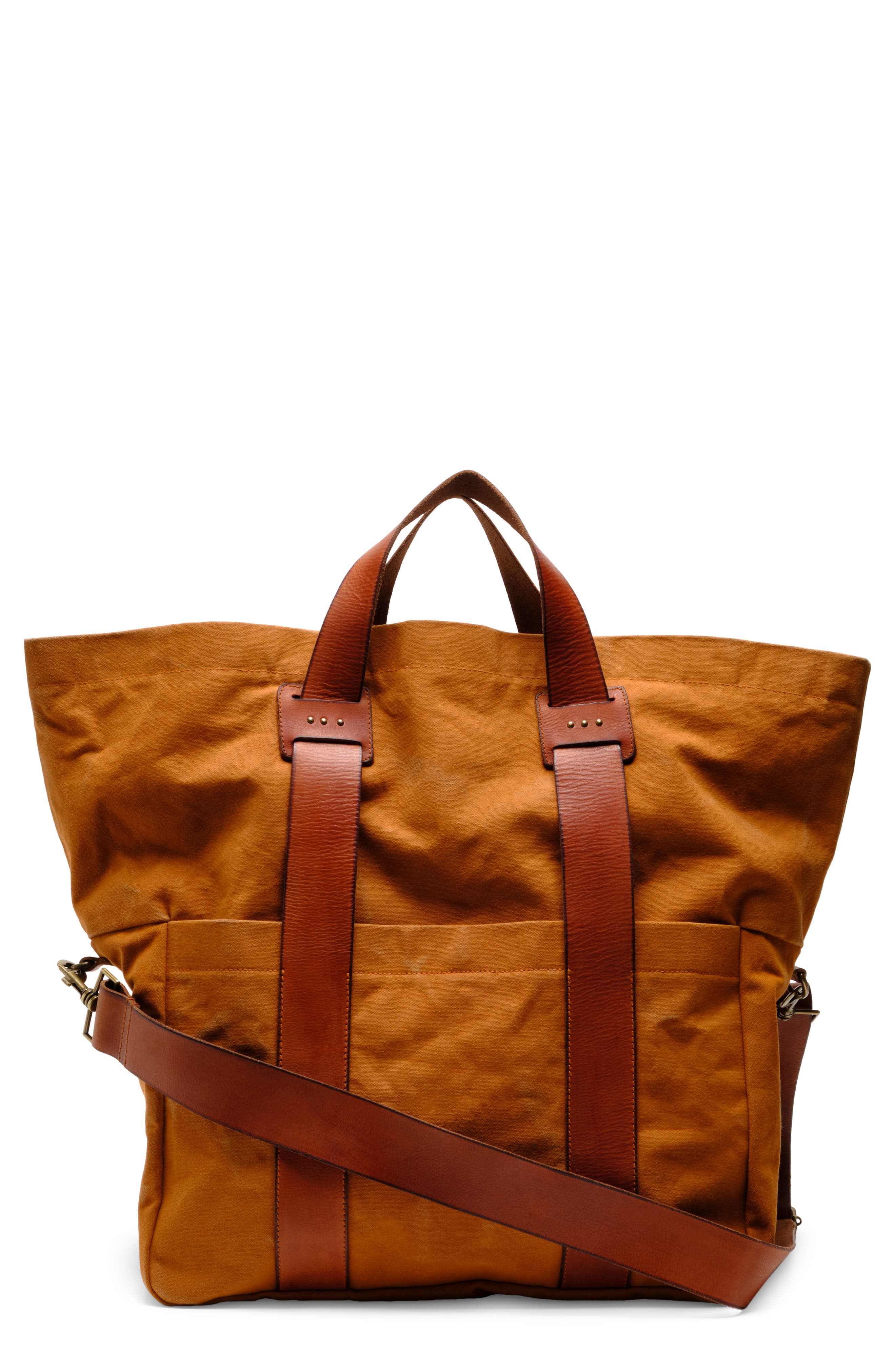 Free People Canvas Weekend Bag, Main, color, 