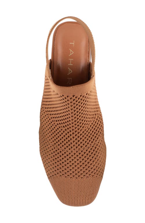 Tahari Acropolis Slingback Mule In Brown