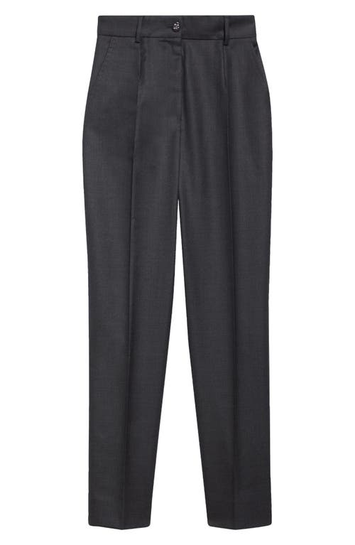 Dolce & Gabbana Dolce&gabbana Tailored Virgin Wool Pants In S8290 Melange Grigi