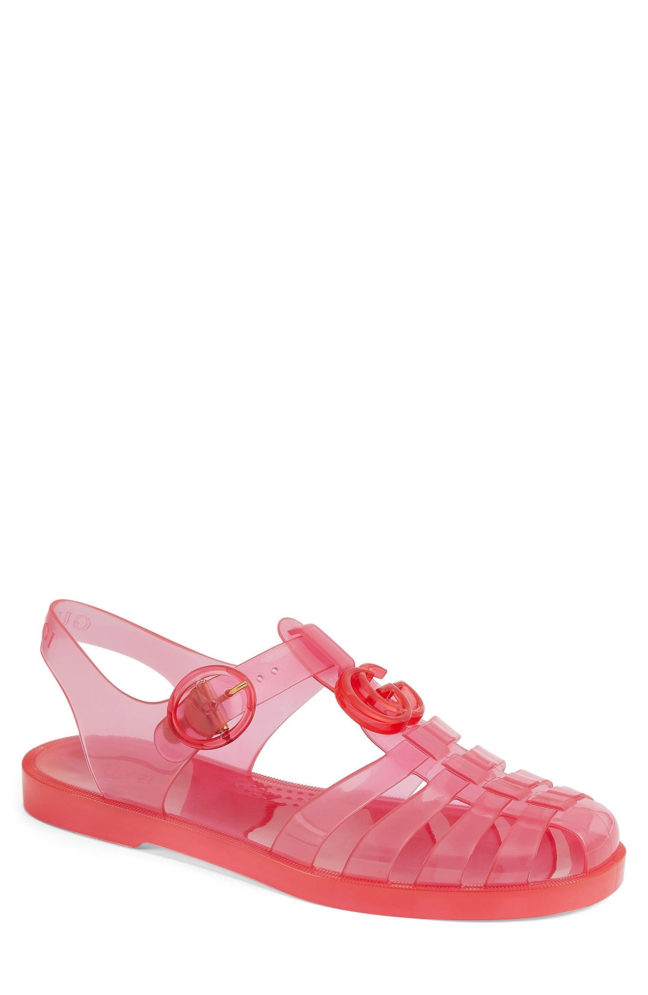 Jelly Fisherman Sandal, Main, color, PINK